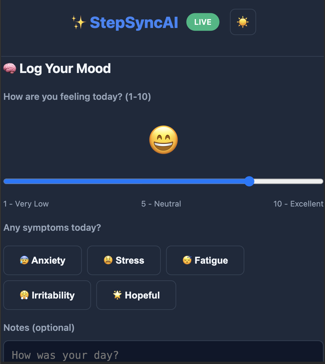 StepSyncAI - Screenshot 5 showing product features and functionality