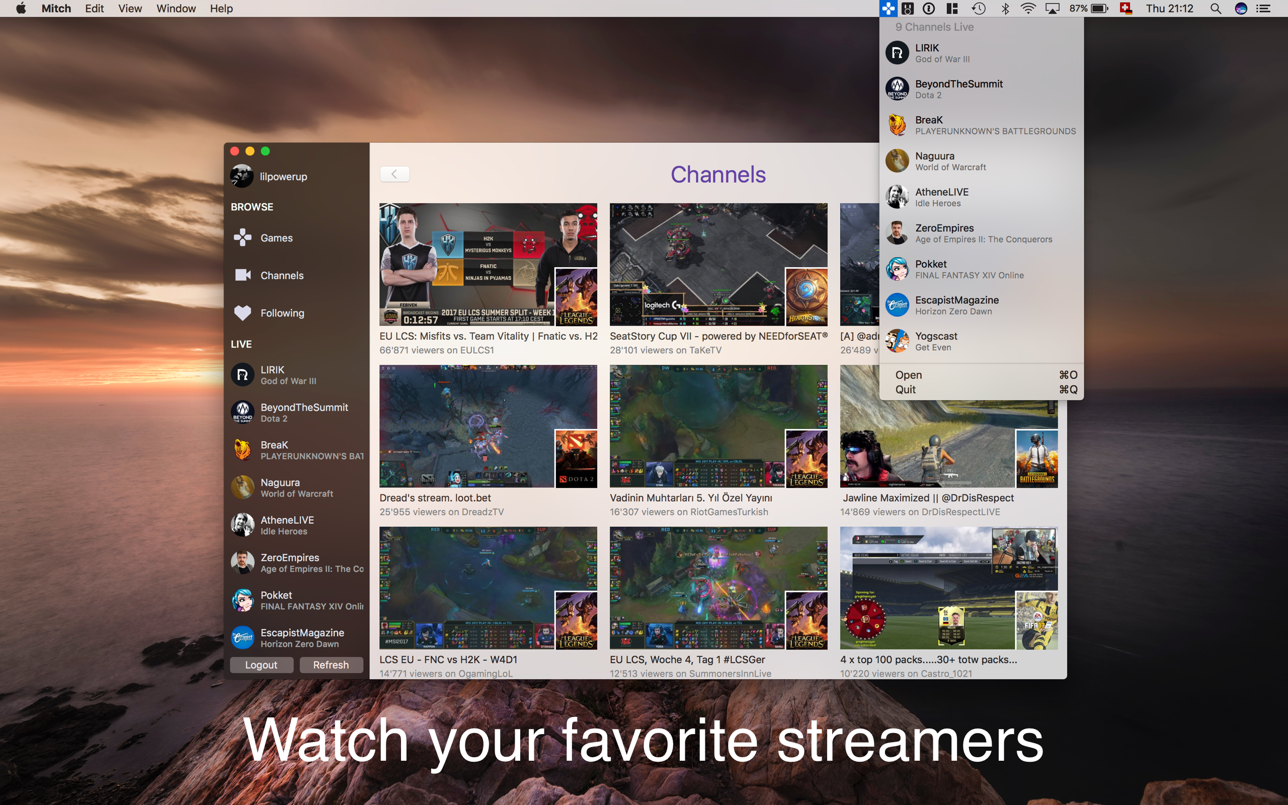 Mitch for Twitch gallery image