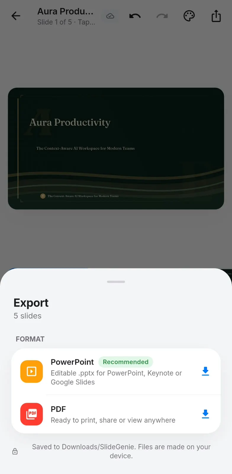SlideGenie: AI PPT MAKER gallery image