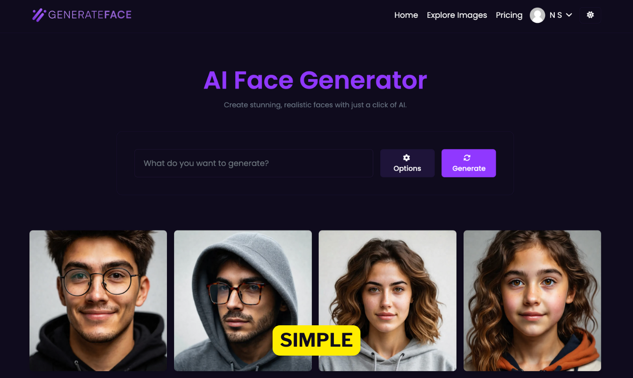 GenerateFace.com - सेकंड में यथार्थवादी मानव चेहरे उत्पन्न करें मीडिया 1