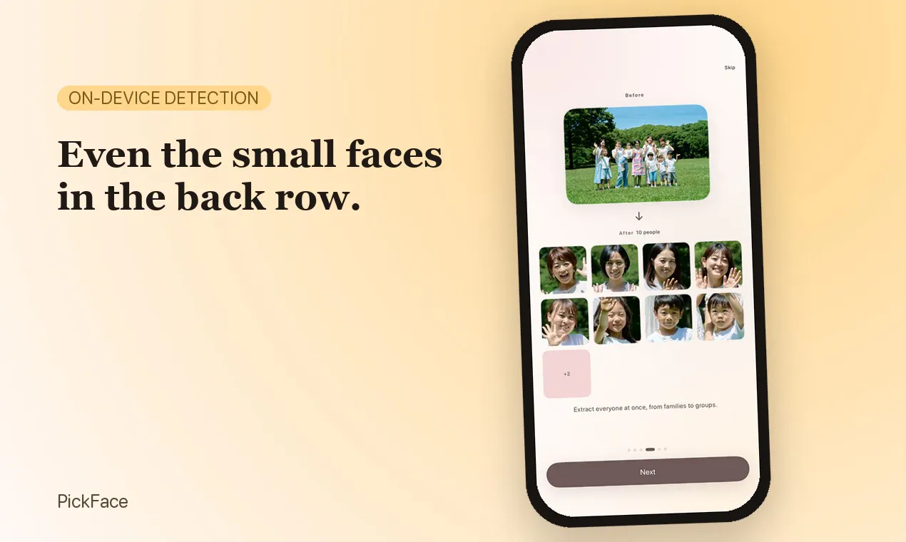 PickFace: Face Album Maker screenshot 2
