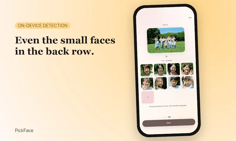 PickFace: Face Album Maker screenshot 2