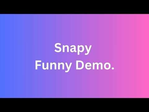 startuptile Snapy.ai-Auto edit and generate your videos with AI