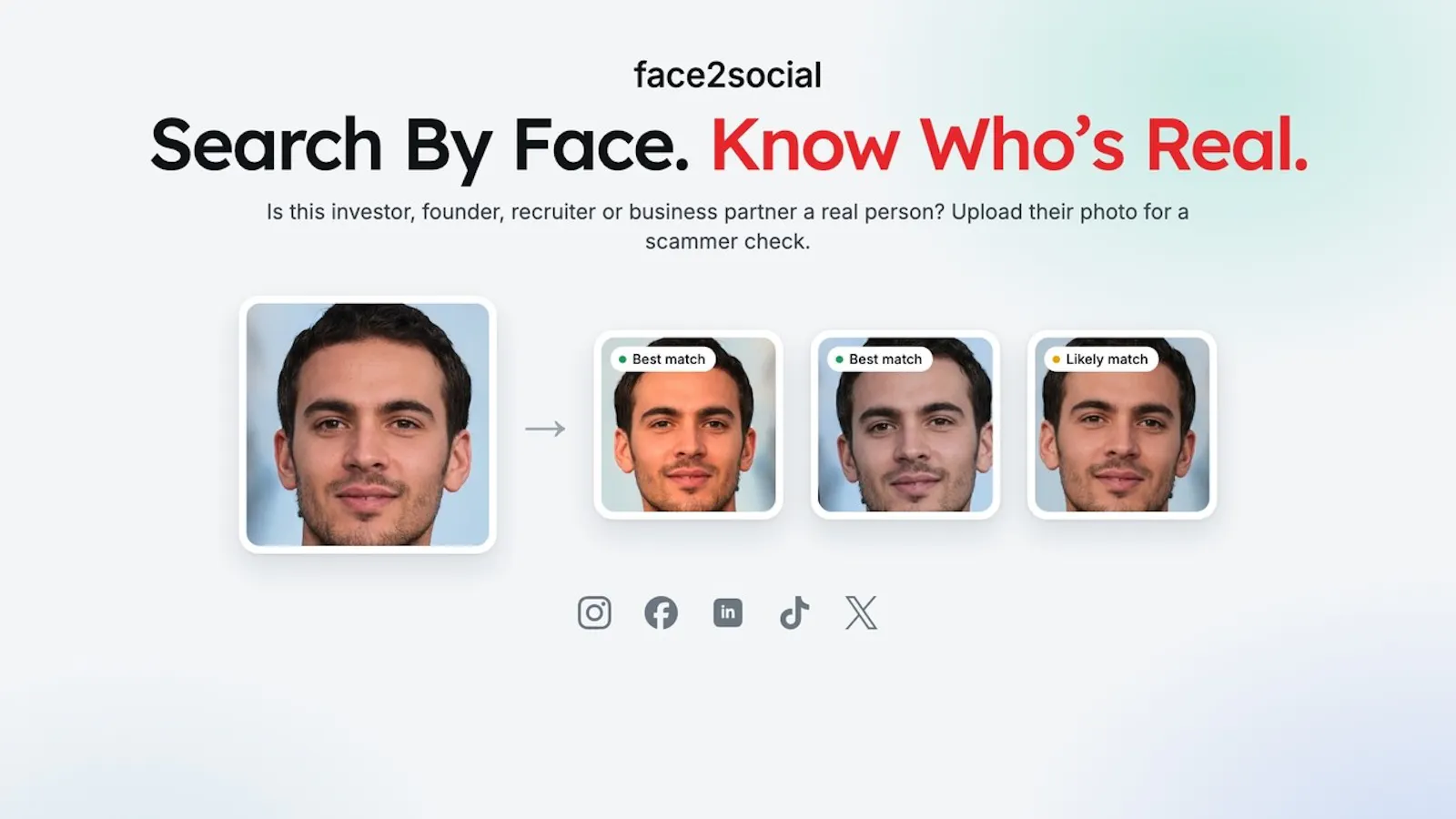 face2social screenshot 1 (video preview)