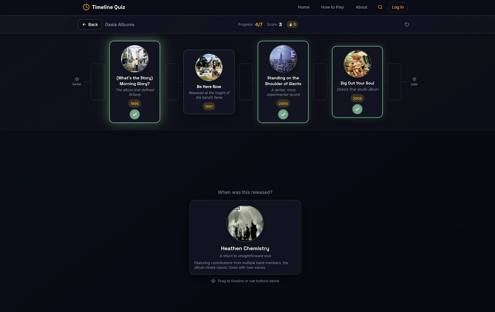 Timeline Quiz screenshot 3