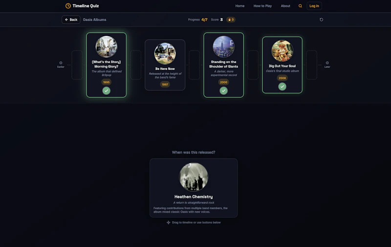 Timeline Quiz screenshot 3