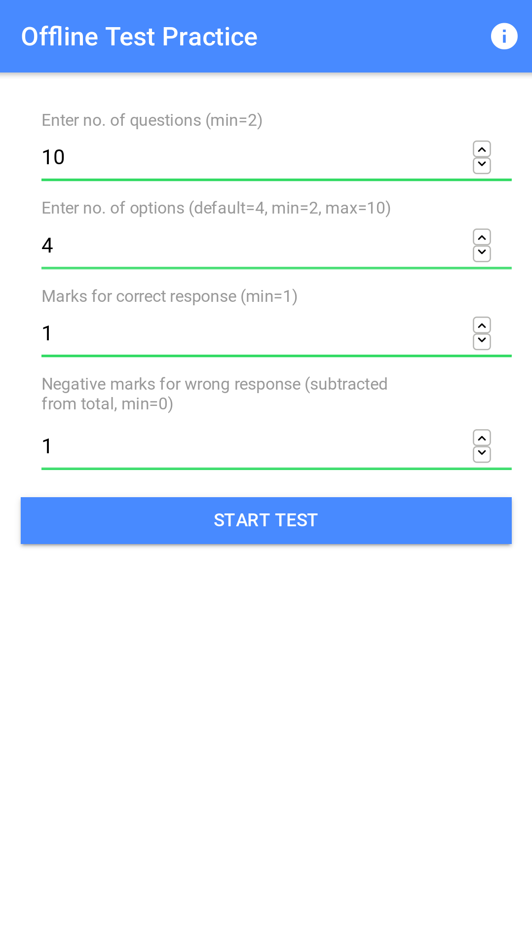 Offline Test Practice gallery image