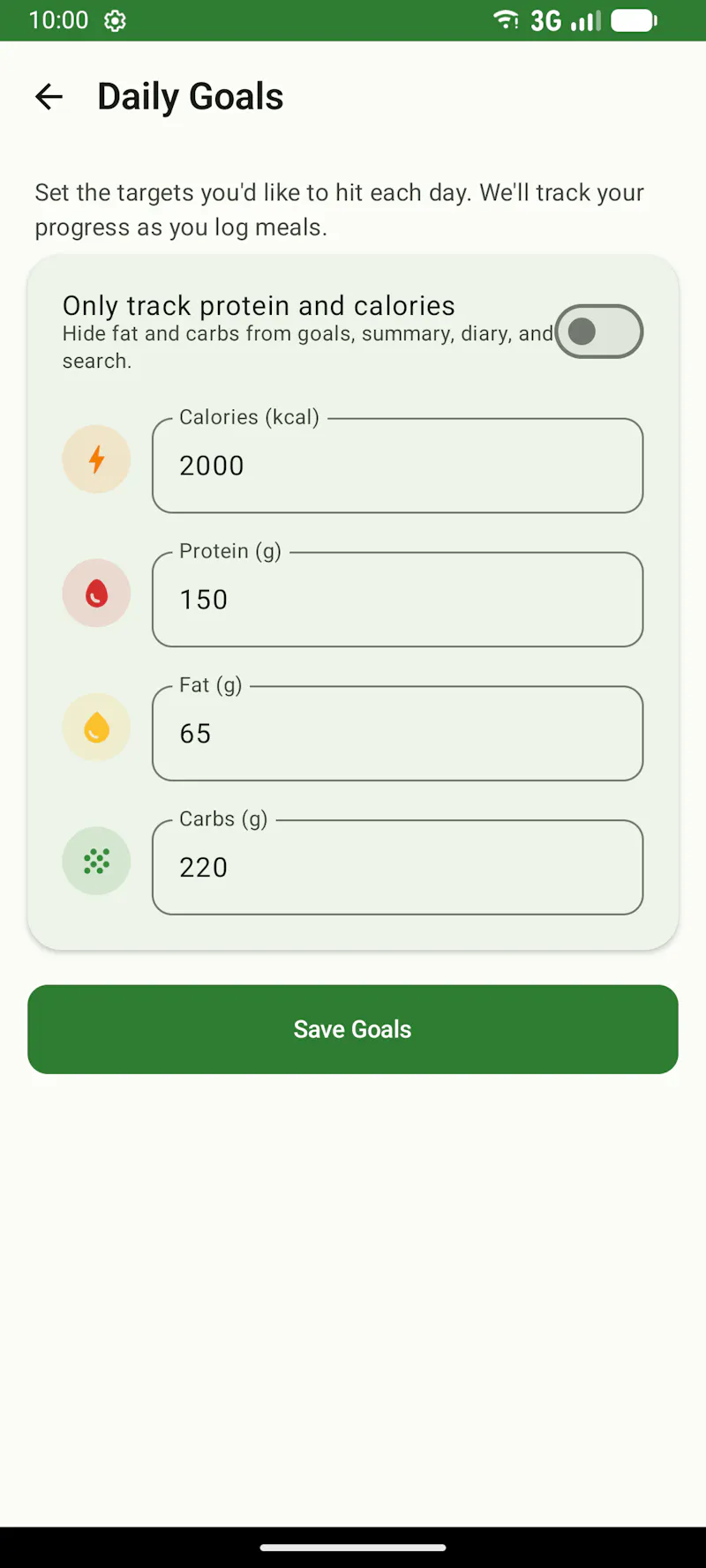 Forklift: Nutrition Tracker screenshot 1