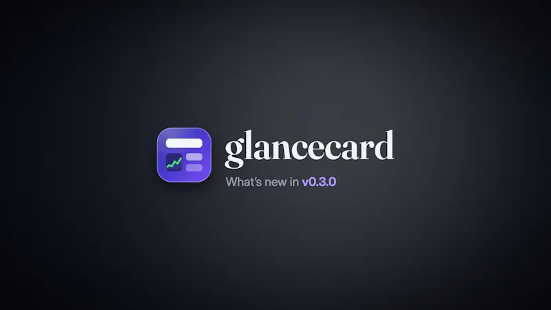 GlanceCard screenshot 1 (video preview)