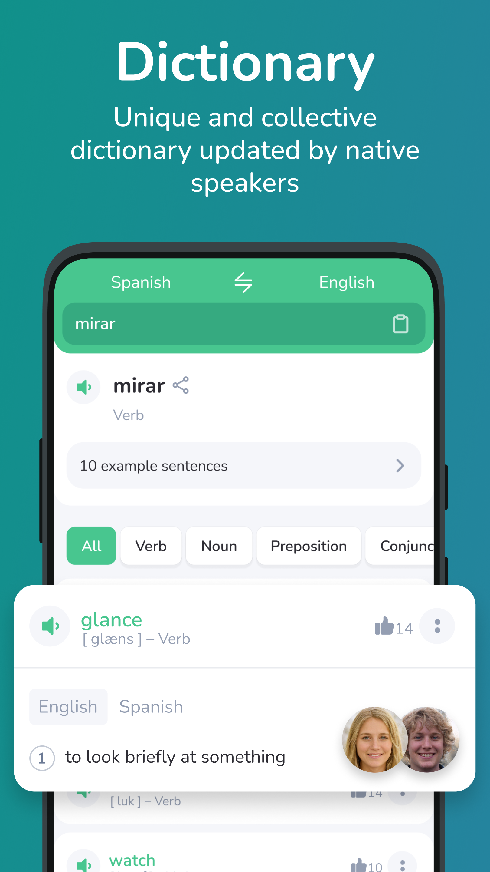 Mídia 2 de Wola.io - Aprendizagem de idiomas movida a IA com conteúdo da comunidade