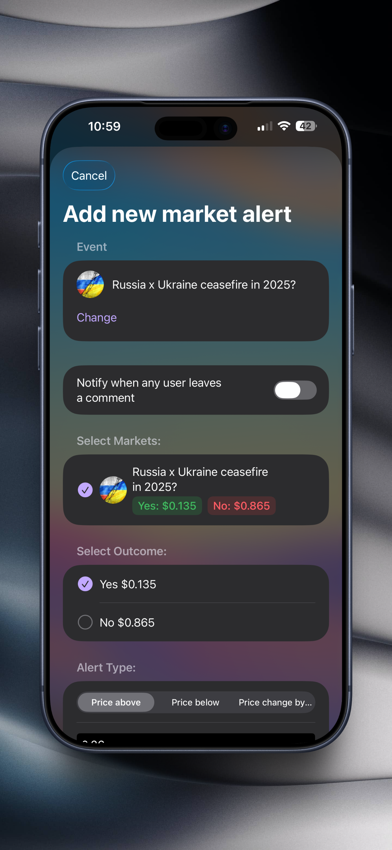 Polymarket Alerts gallery image
