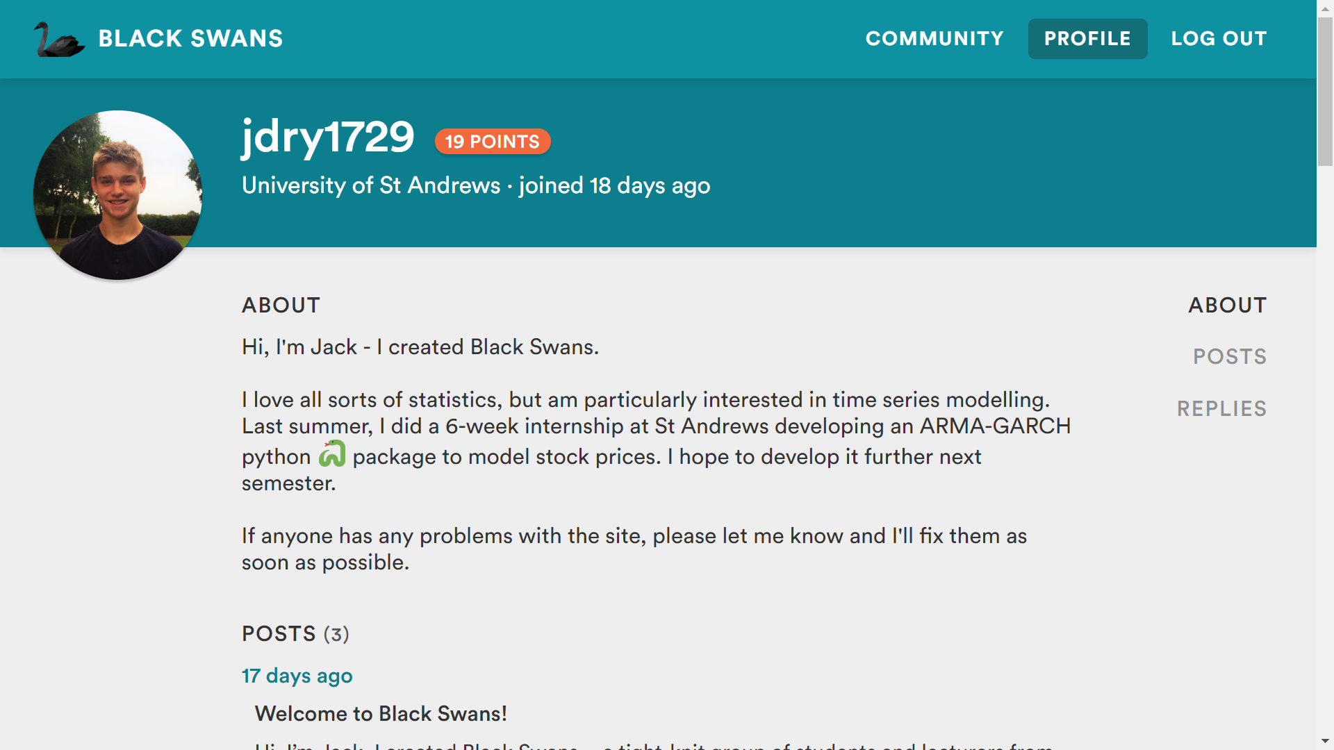 Black Swans Community gallery image