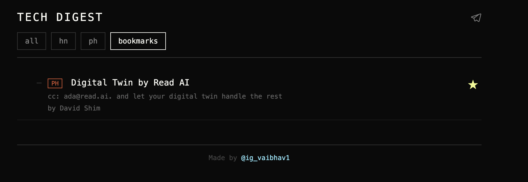 Tech Digest - Screenshot 3 showing product features and functionality
