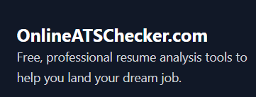 Free Online ATS Checker