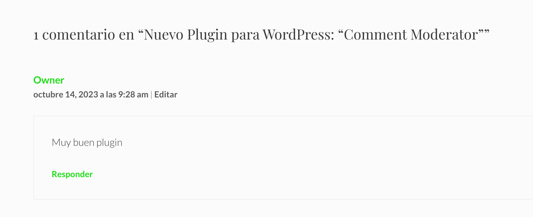 Moderador de comentarios de GPT - Automatizar la moderación de comentarios con la tecnología GPT en WordPress media 3