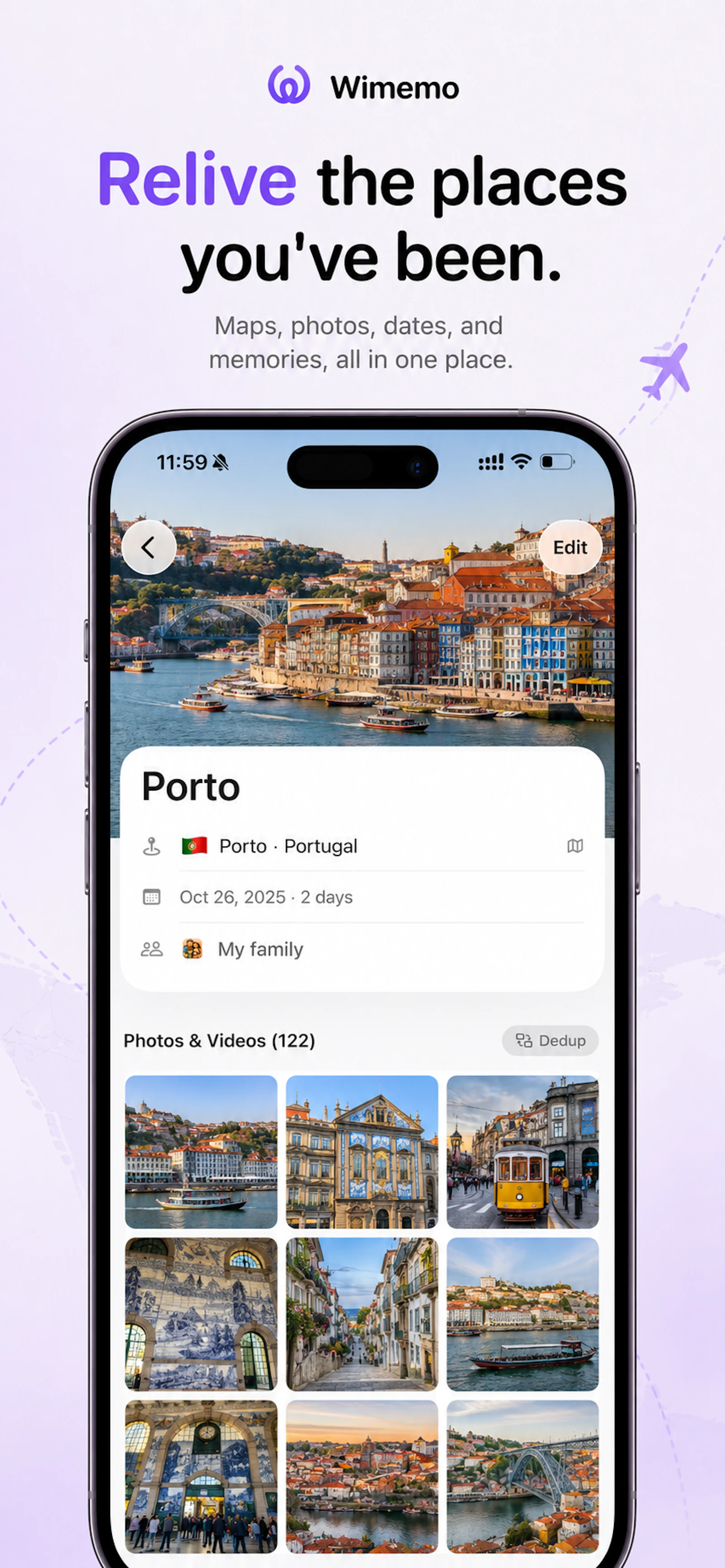 Wimemo - Travel photo map screenshot 4