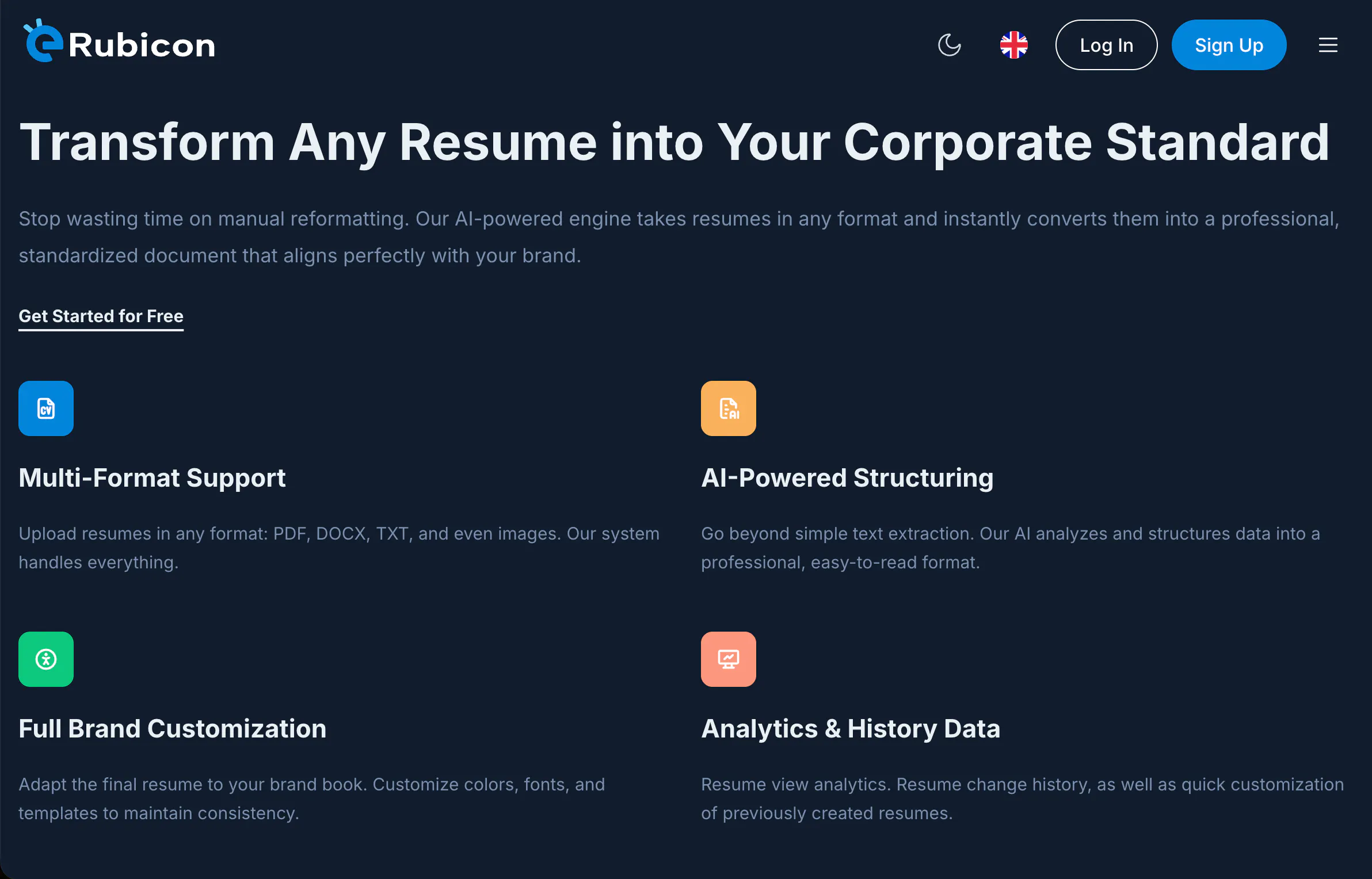 eRubicon — AI CV Converter & ATS gallery image