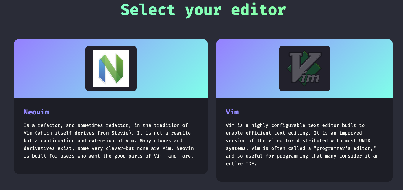 Vim Bootstrap gallery image