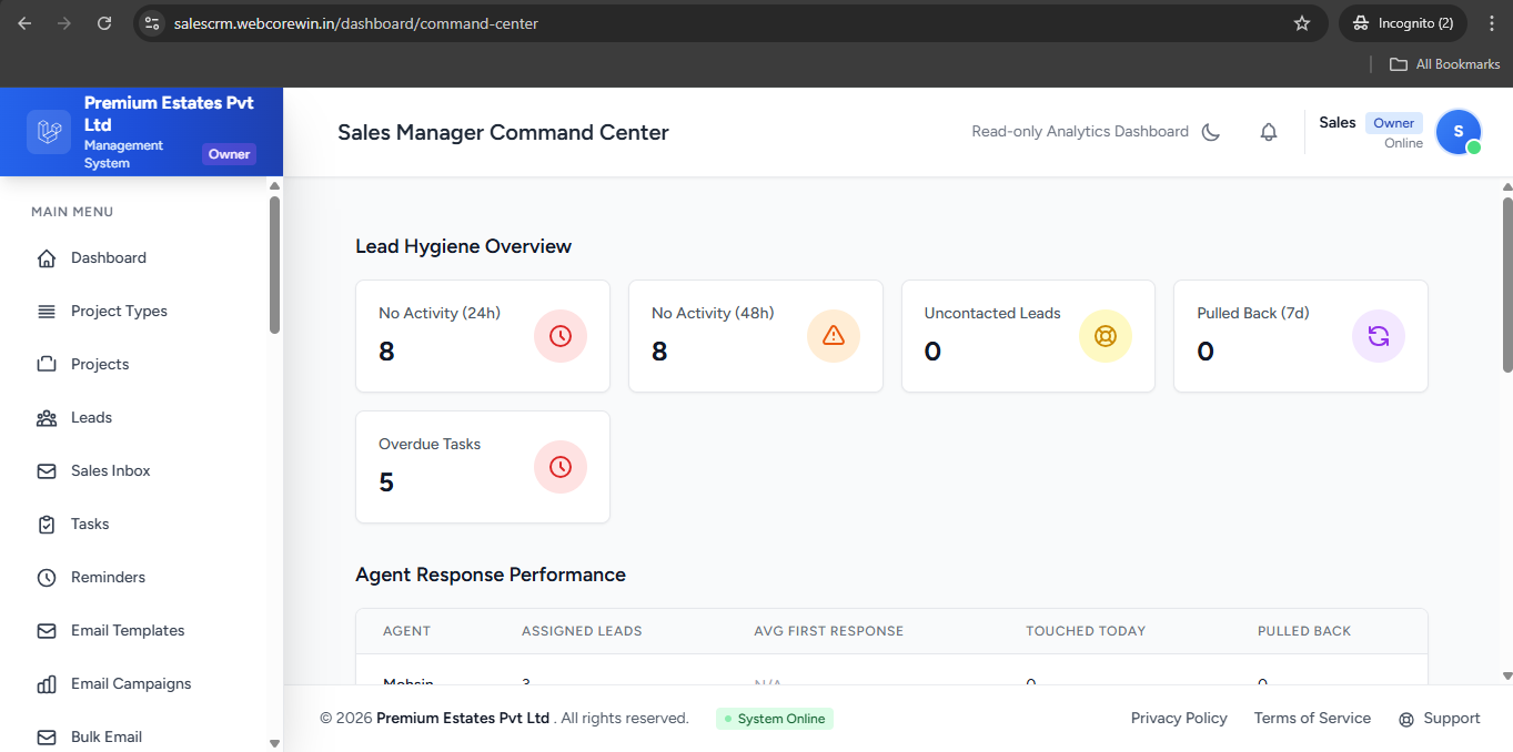 Premium Estates CRM gallery image