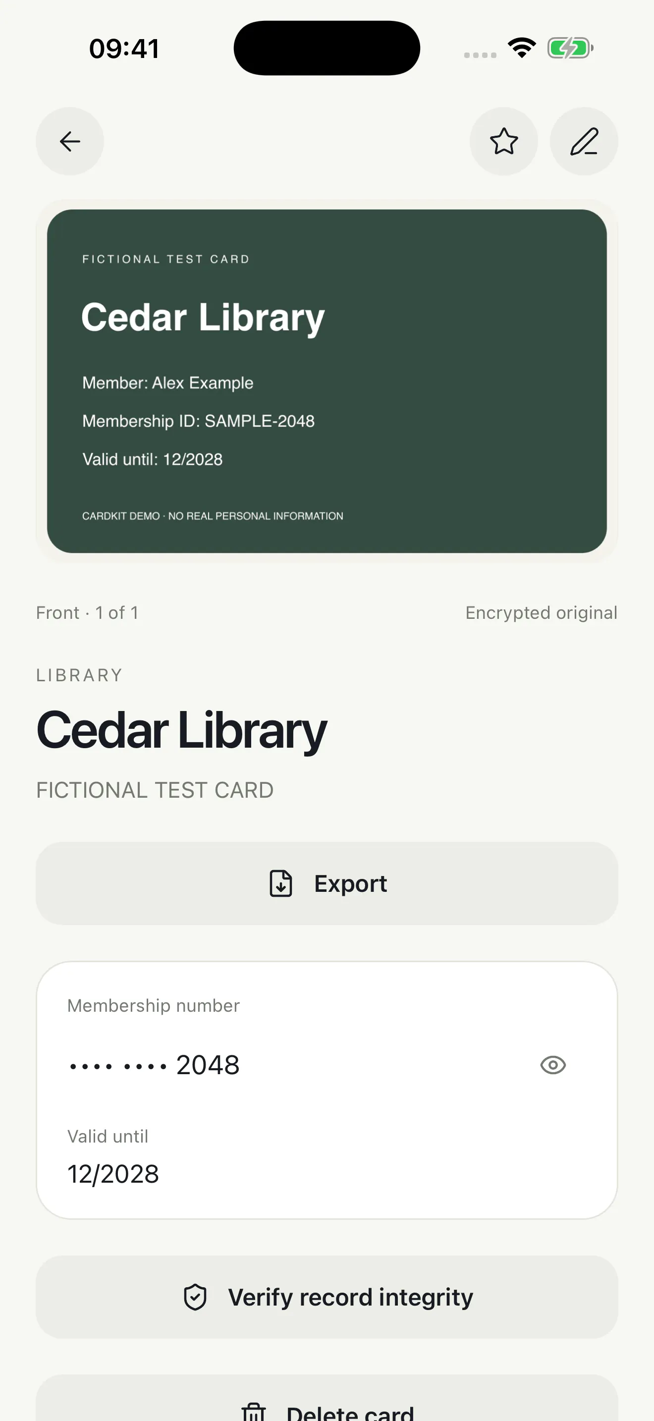 CardKit gallery image
