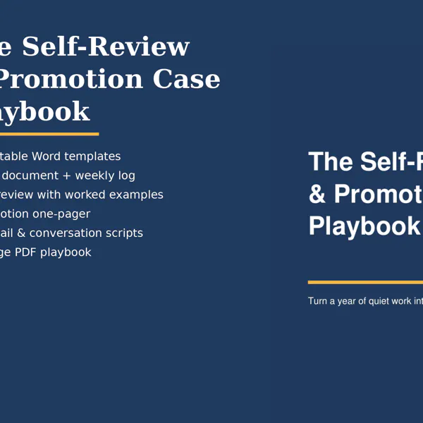 Self-Review & Promotion Case Kit