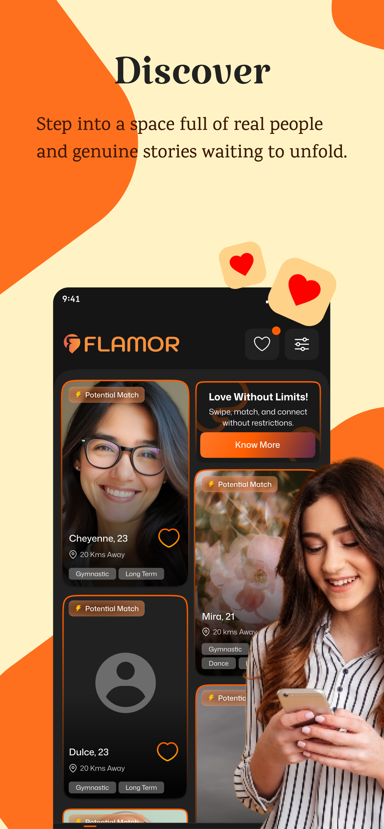 Flamor - Main product screenshot demonstrating key features and user interface