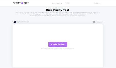 Rice Purity Test gallery image