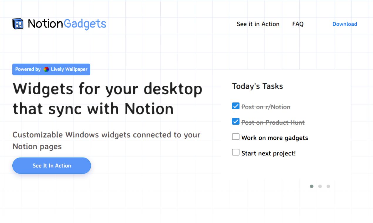 Notion Gadgets media 2