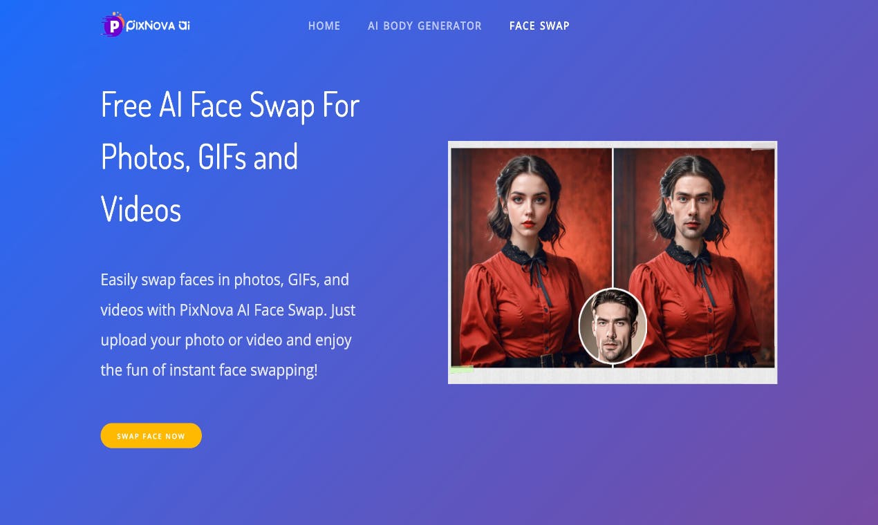 PixNova AI Face Swap media 1