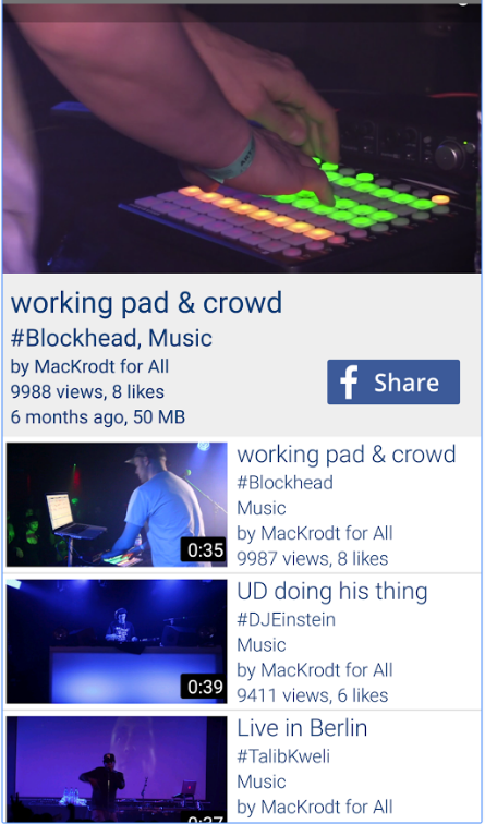 videmic offline video sharing gallery image