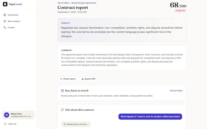 SignGuard screenshot 3