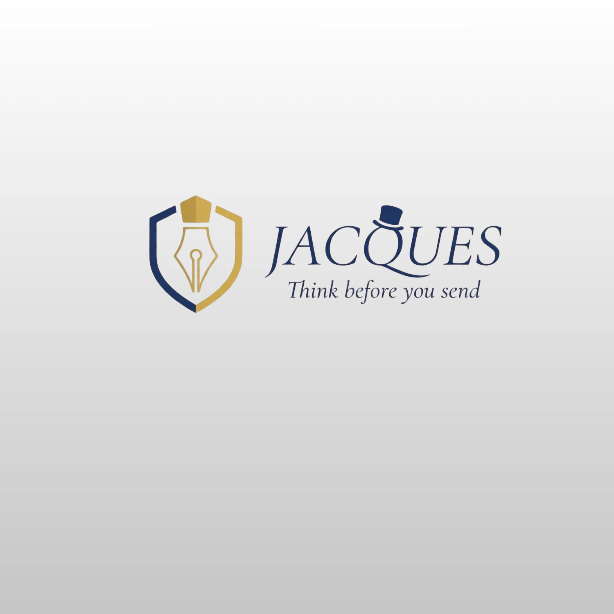 Jacques Think before you send logo