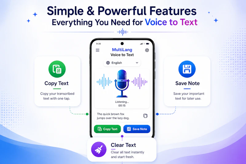 MultiLang Voice to Text screenshot 4