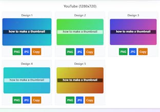 Roundlogo AI Thumbnail Maker gallery image