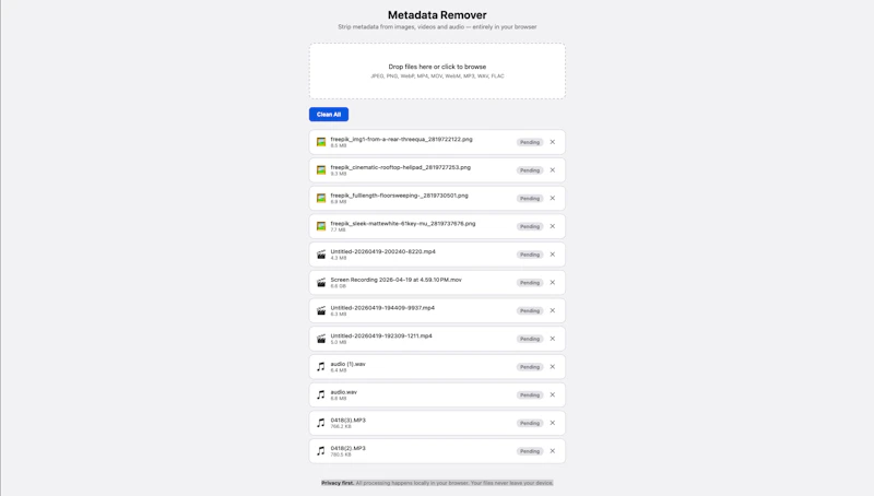 Metadata Remover screenshot 5