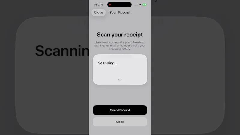 Receipt Scan Example Receipt Scanner: Scan Prices - AI receipt scanner for smarter spending ...