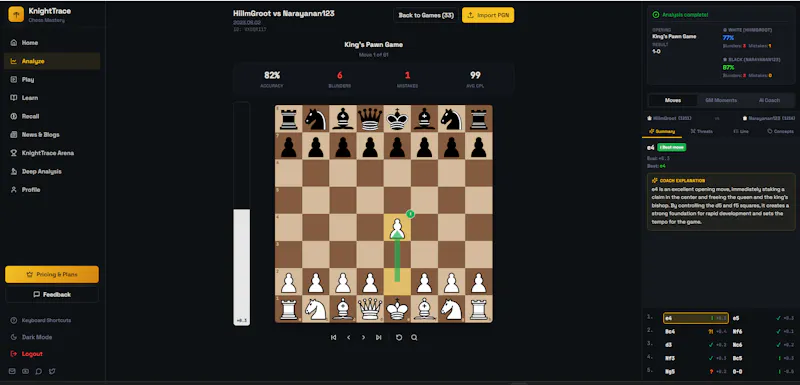 knighttrace screenshot 1
