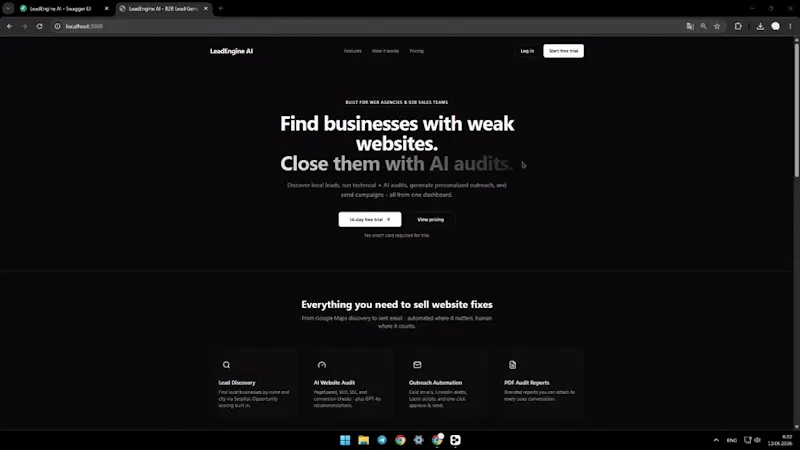 LeadEngine AI screenshot 1 (video preview)