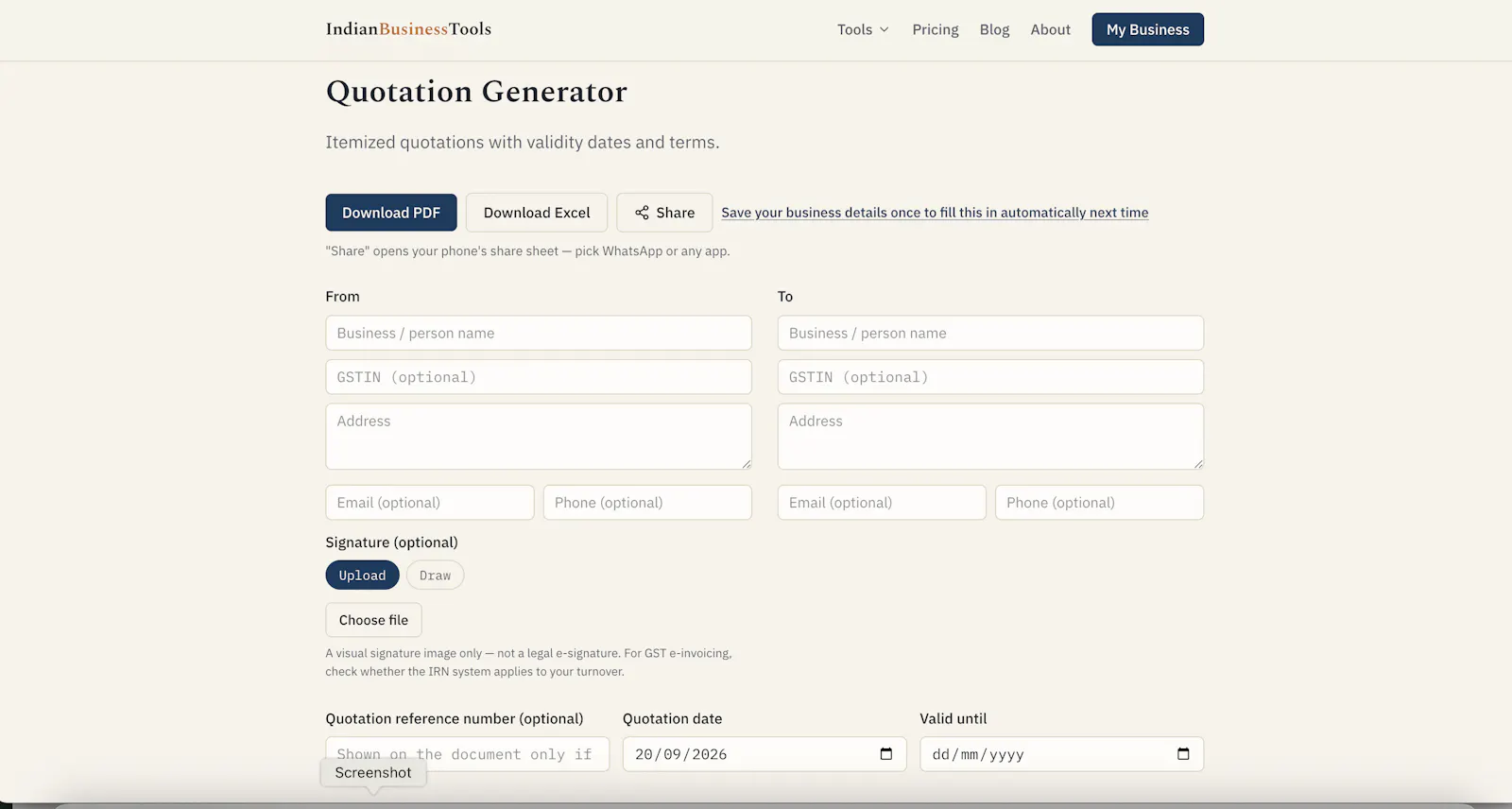 IndianBusinessTools screenshot 6