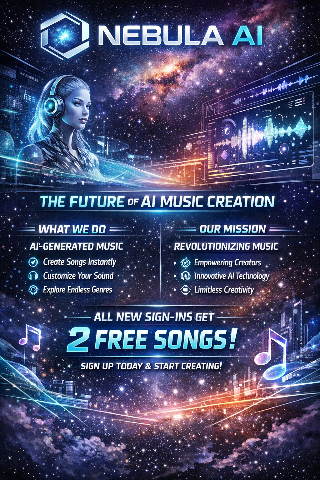 Nebula AI Music gallery image