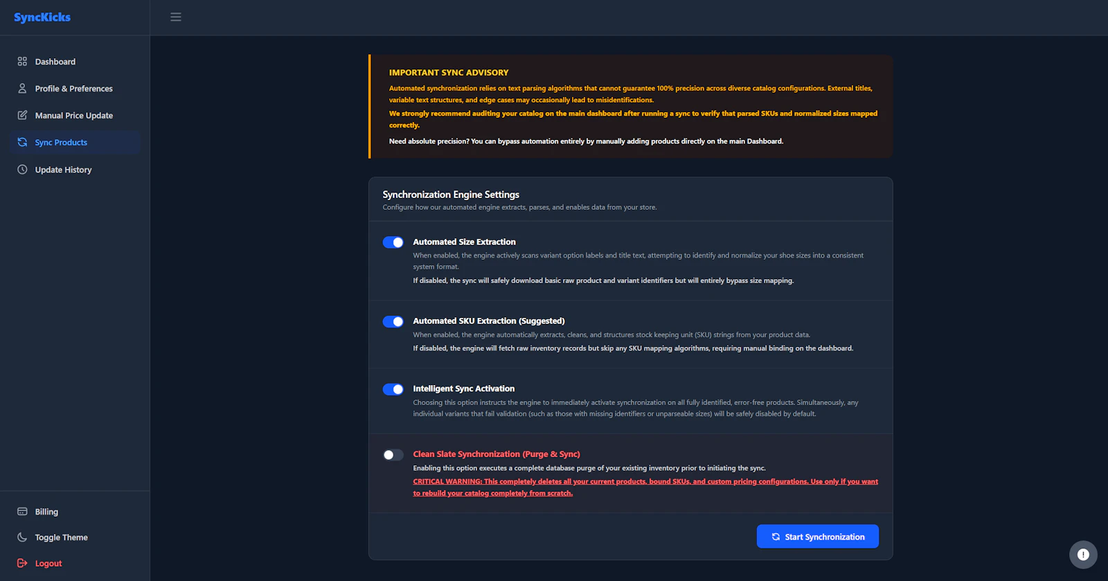 SyncKicks screenshot 2