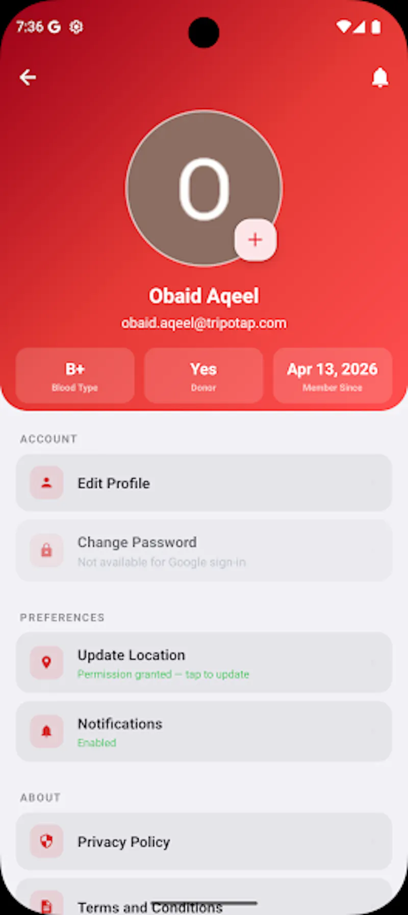 GeoBlood screenshot 3