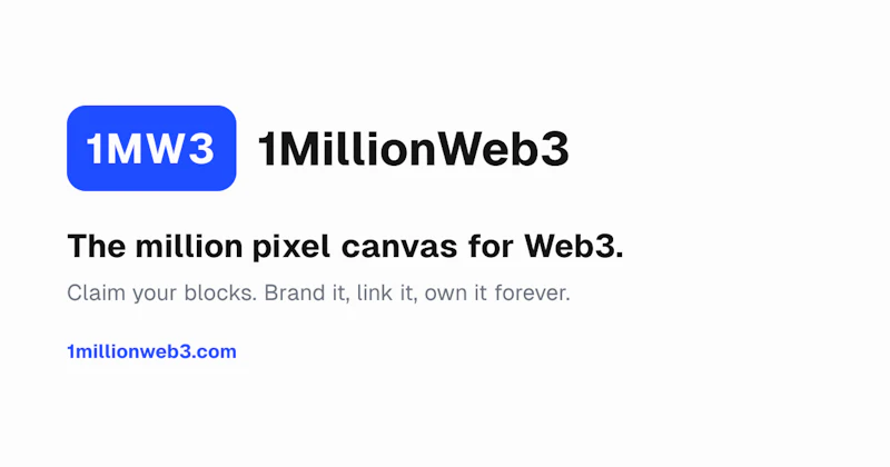 1MillionWeb3 screenshot 2