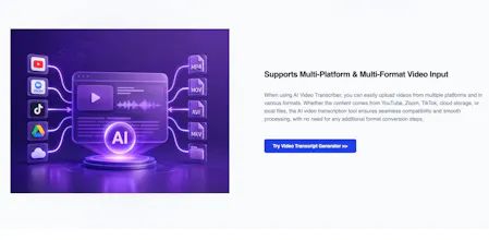 AI Video Transcriber gallery image