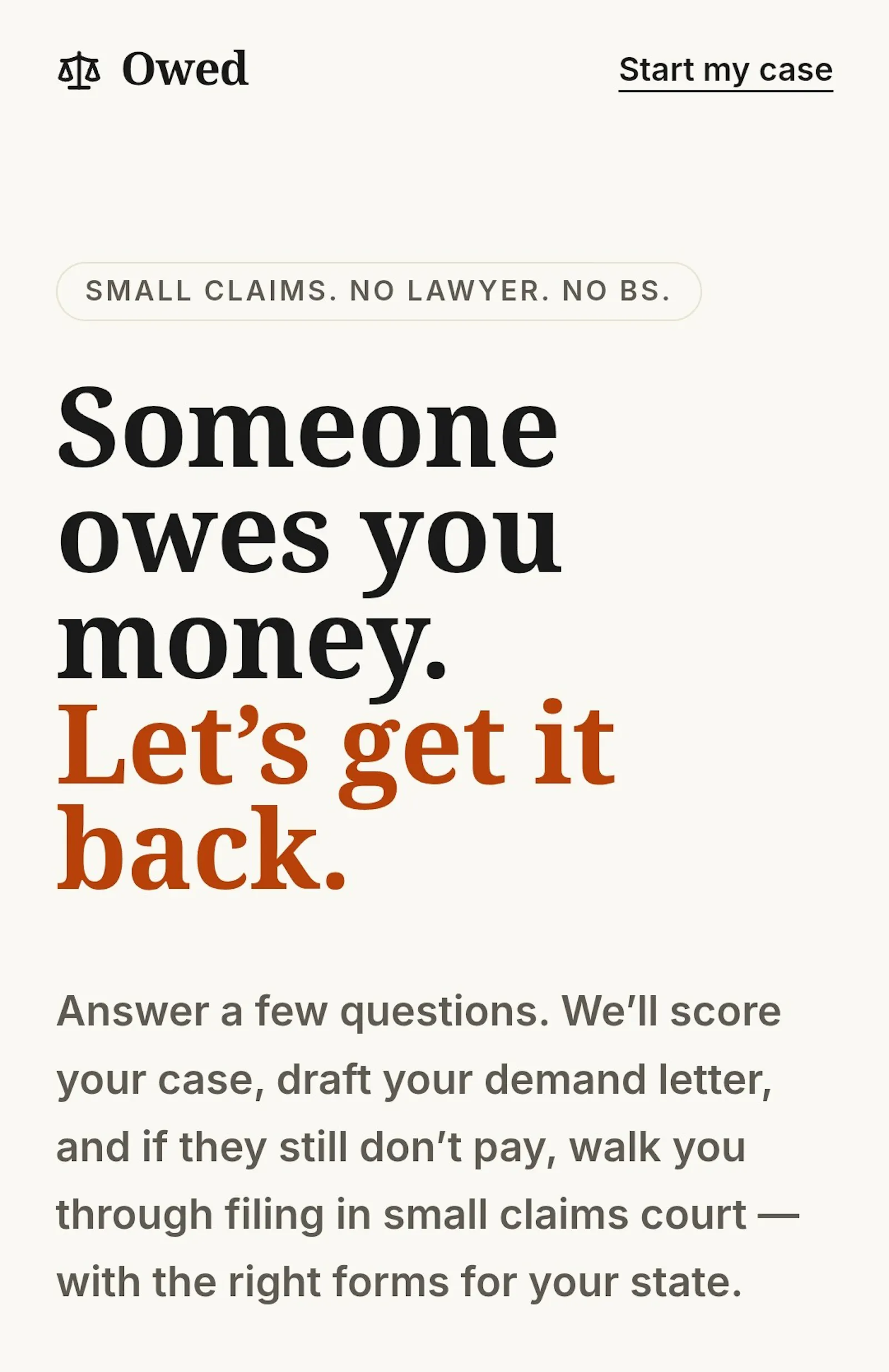 Owed screenshot 1
