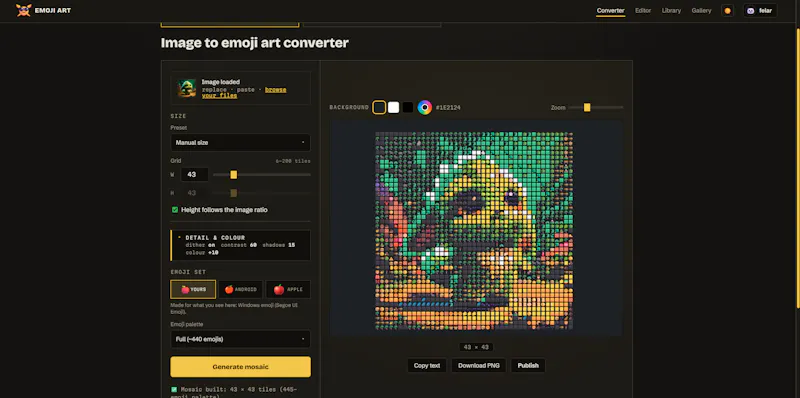Emoji Art screenshot 2