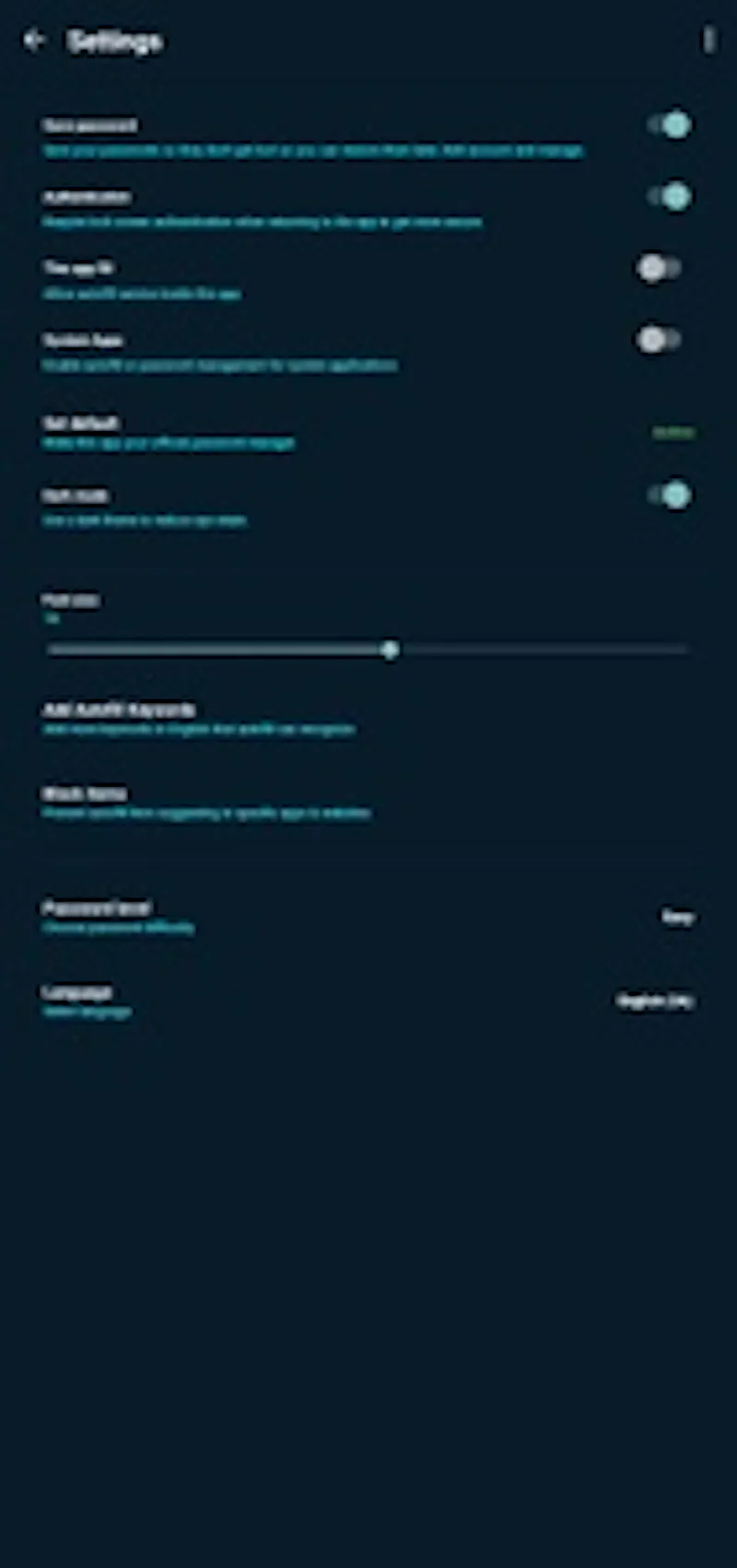 Password manager  screenshot 2