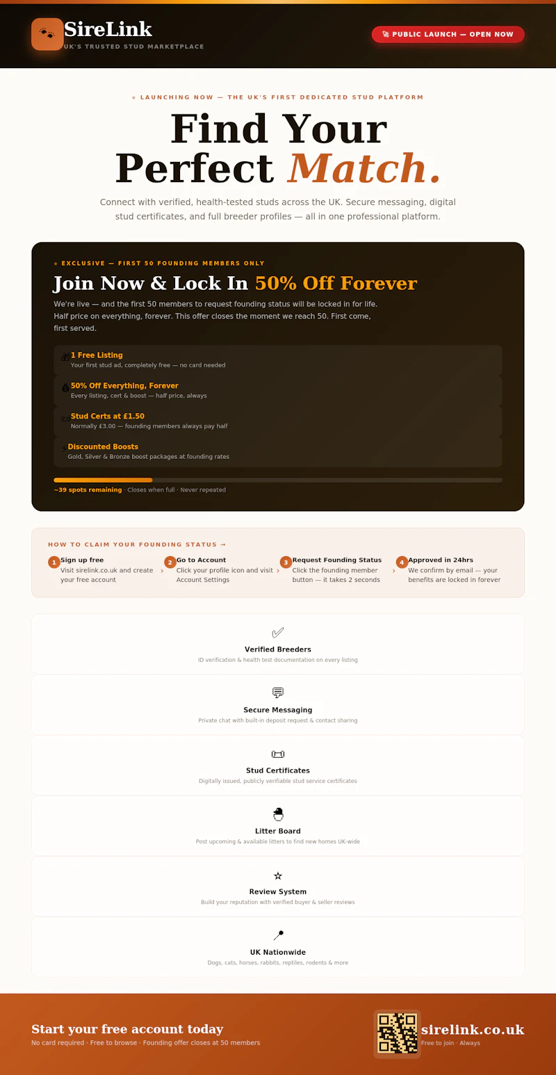 UK Online Pet Studding / Litter Launch screenshot 2