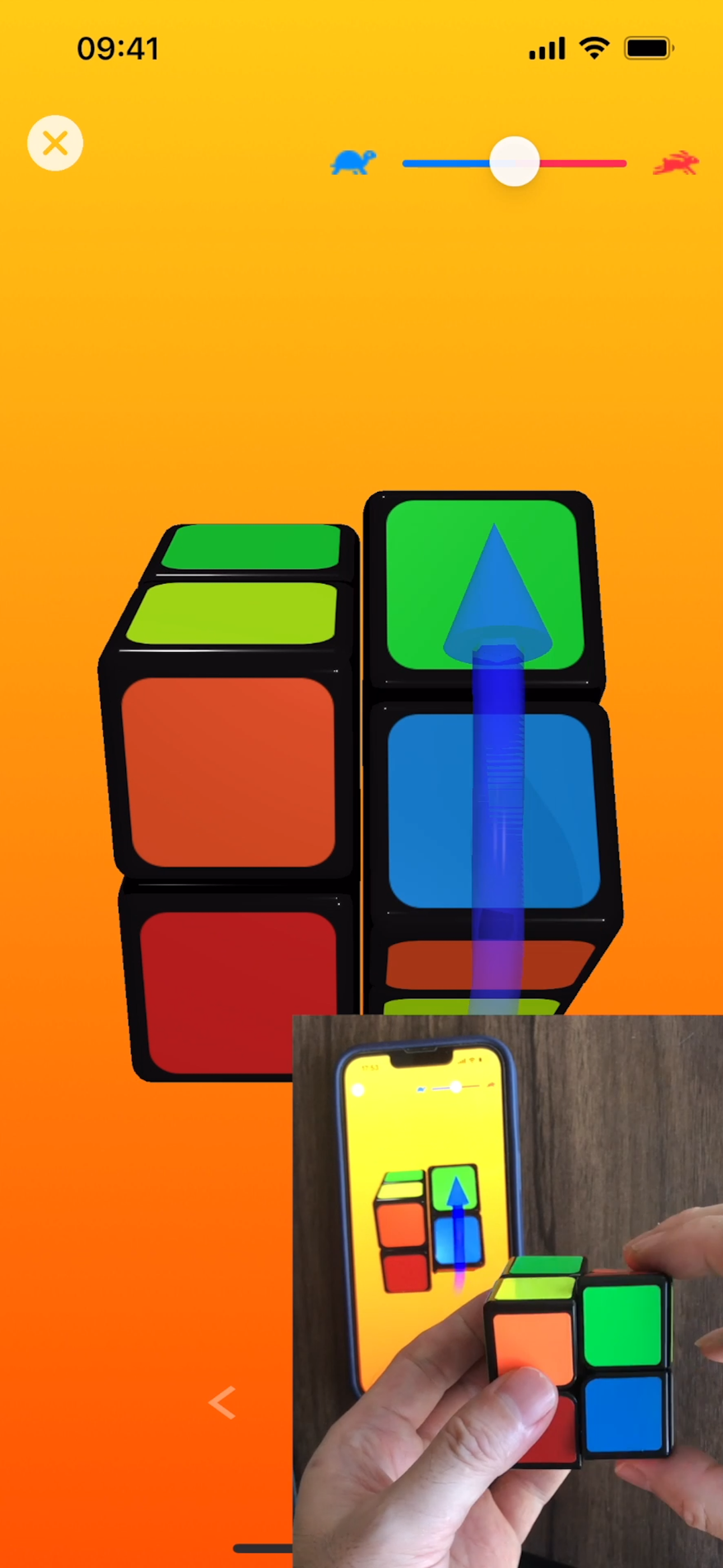 Solvente de cubos de Rubik 3d - Resuelve el cubo de Rubik con la cámara de iPhone;¡Juega 3d Rubiks Cube! media 8