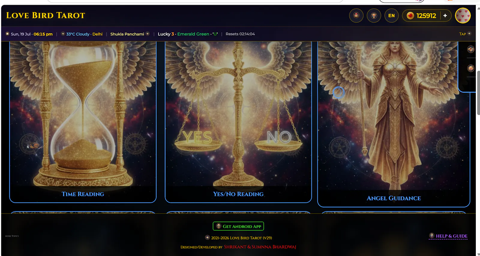 Love Bird Tarot screenshot 3